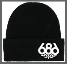 25/26 686帽BIG LOGO EMBROIDERED BEANIE 商品图0