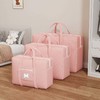🌈告别凌乱【YOOHOPE粉色收纳袋】😻一个袋子，干翻你家里收纳需求 🔺防水耐磨，😘提肩两用，轻松收纳！ 🔺超大容量，可折叠设计，省心省力！ 商品缩略图0