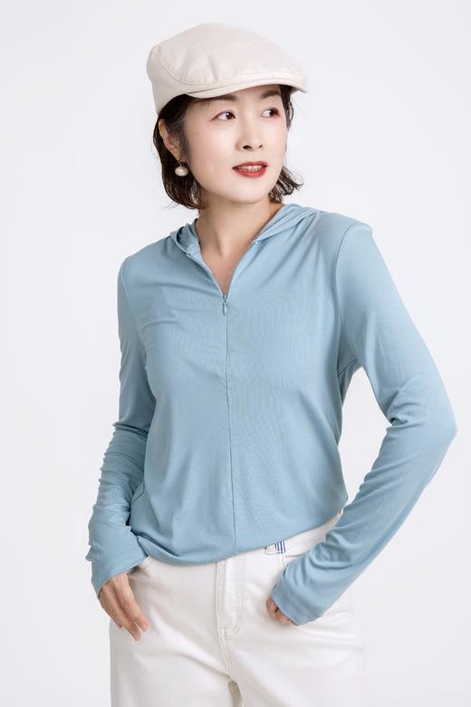 轻薄长袖帽衫 商品图1