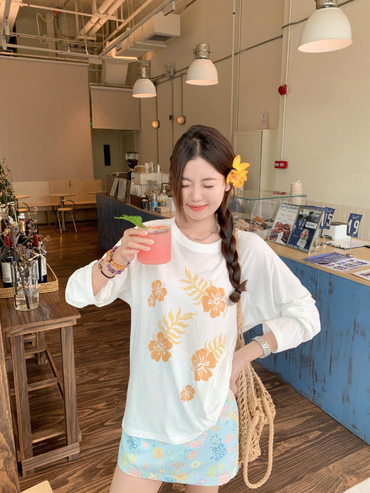 <曾小咸推荐>现货秒杀！卖完不补 ！微信打折价！浅蓝色碎花半裙 日常119.99 立减50 秒杀69.99！ 商品图6