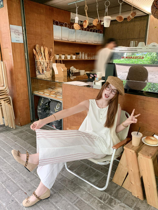 【149元任选2件】最后一波现货！宽松无袖减龄背心 or 休闲裤 商品图12