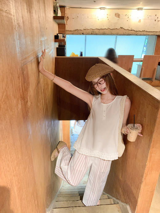 【149元任选2件】最后一波现货！宽松无袖减龄背心 or 休闲裤 商品图9