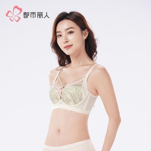 都市丽人内衣女士内衣蕾丝内衣文胸B杯可穿软钢圈四排四扣YBH2K6 商品图2