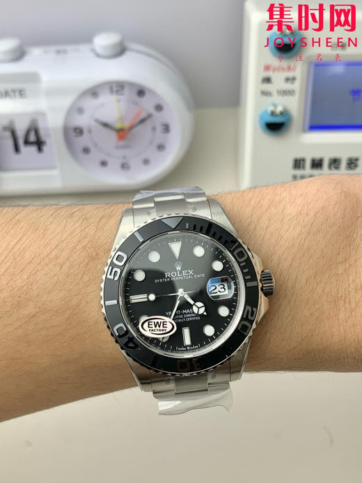 劳力士 新款EWE游艇名仕型 银游艇42mm 钛金属 超轻 男士腕表 商品图8