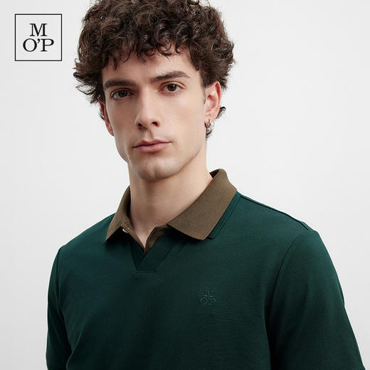 Marc O'PoloP2025夏季新款商务休闲弹性海鸥领短袖POLO衫男士上衣 商品图3