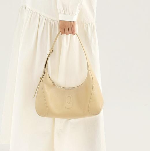 TENNCO【小嘟嘟包】头层真皮腋下法棍包通勤hobo包单肩斜挎包 商品图2