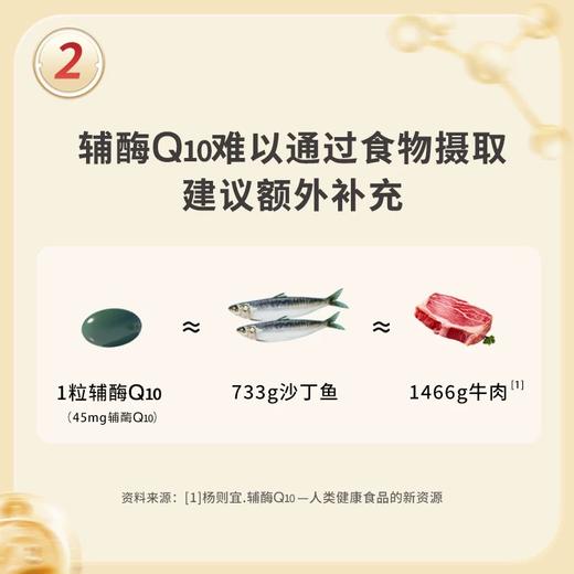 【进口辅酶Q10】GNC健安喜软胶囊，高含量配方， 辅酶q10软胶囊还原型coq10保护心脏保健品 商品图3
