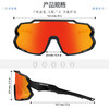【感光变色 抗冲击强 UV400防紫外线】约28g透明变色骑行开车户外防护眼镜（内置近视框）ds（zb）（6926351628950） 商品缩略图4