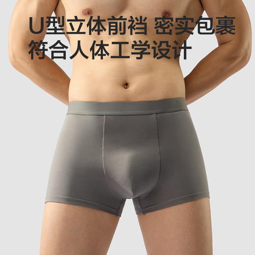 MM 山姆 Member's Mark 精梳棉男士内裤 4条装 混色 商品图8