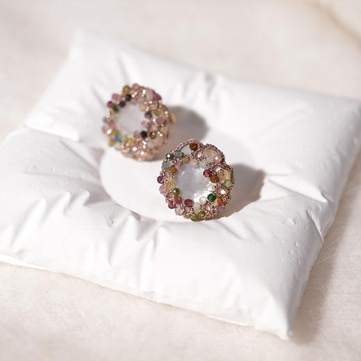 北京仓｜Lorina Balteanu-GABI-碧玺 耳钉［法国设计师］ 商品图1