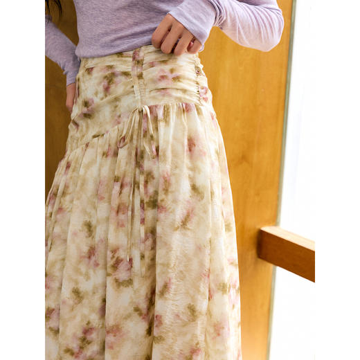 HeyDress晕染印花A摆半裙 商品图2