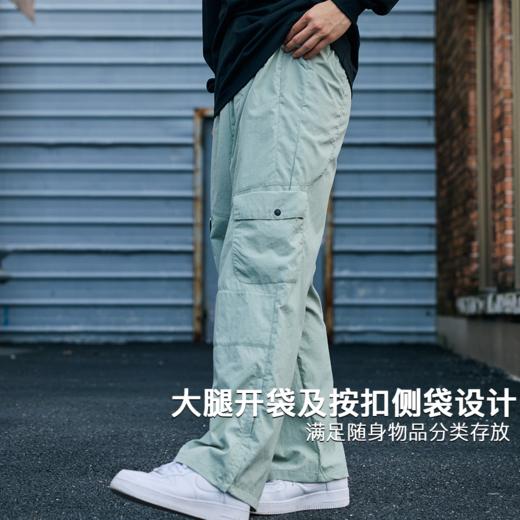 录士LUSHISI织线主题轻薄透气防泼水直筒长裤松紧绳大口袋多功能 商品图2