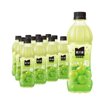可口可乐（Coca-Cola）美汁源Minute Maid 青缇葡萄 果汁饮料 450ml*12瓶 /水饮冲调 /饮料 /果蔬汁/饮料 商品图3