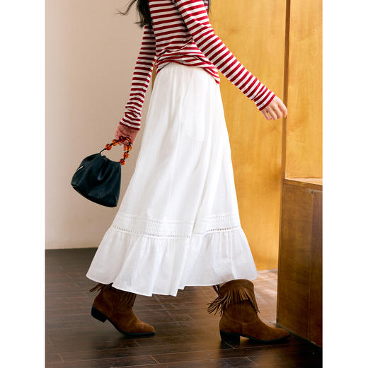 HeyDress巴厘纱A摆度假风半裙 商品图3