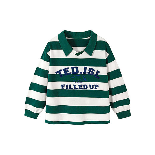 【泰迪熊IP联名】迷你巴拉POLO衫男童T恤儿童宝宝学院风长袖 商品图4