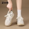 ZHR则则【头层猪皮】增高5cm百搭德训鞋2025秋季新款轻便舒适女鞋 商品缩略图2