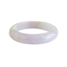 【天然正品】A货翡翠名称 天然细腻正桩细豆种56号紫罗兰翡翠手镯女士现售价：2380！280325AH75