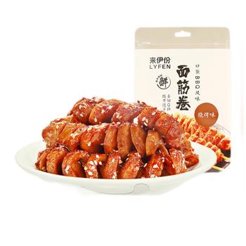 来伊份烤面筋卷118g 烤面筋辣条休闲零食即食小吃怀旧办公室独立包装 /休闲食品 /豆干/素食零食 /辣条/面筋制品 商品图6