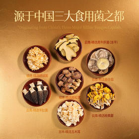 湖心泉山珍寻味菌菇礼盒650g牛肝菌羊肚菌南北干货礼盒团购送长辈 /粮油调味 /南北干货 /组合干货