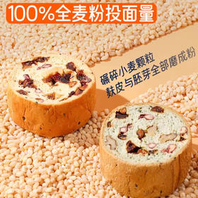 鲨鱼菲特全麦果仁车轮面包