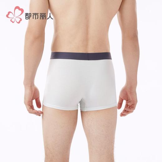 都市丽人内裤男士内裤40S莫代尔内裤明筋平角内裤男内裤FKHC36 商品图4