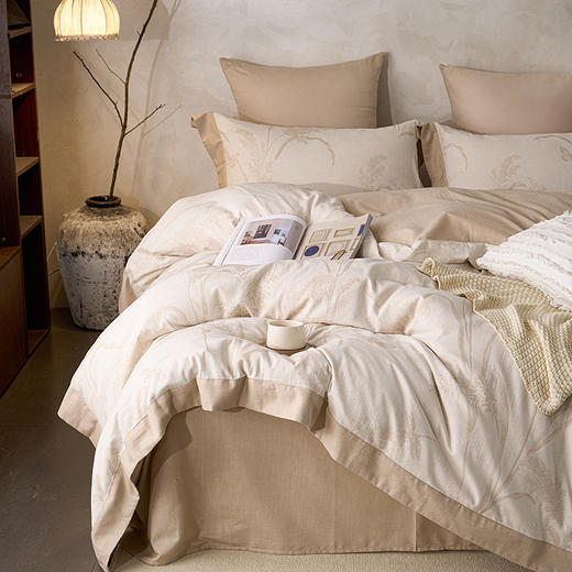 多喜爱 60S全棉双层纱色织提花-麦田守望【100%全棉双层纱】【色织提花】【60S长绒棉】【礼盒包装】柔软细腻 宽边工艺 商品图3