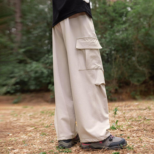 babybody耐磨女童秋季工装裤2025新款洋气儿童大童春秋裤子伞兵裤 商品图4