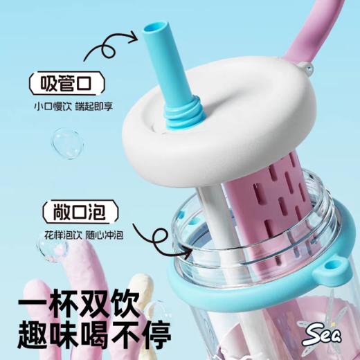 bablov gogo吸管杯-碧波沙滩(蓝)【宝库优选】 商品图3