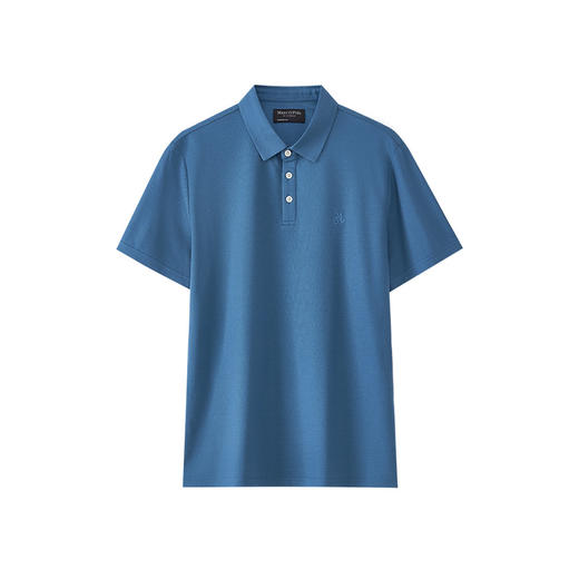 Marc O'Polo/MOP 夏季新款桑蚕丝混纺轻奢吸湿短袖Polo衫男上衣 商品图4