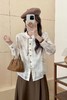 Le Malene 新中式晕染复古上衣衬衫 20938 商品缩略图0