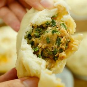 【现做现发】榨菜豆腐包/小葱鲜肉包/手工馒头/手作刀切 无蛋奶