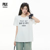 P&X设计师女装2025秋季宽松针织圆领户外短袖T恤825302219 白色 商品缩略图0