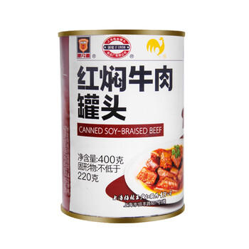 MALING 上海梅林 红焖牛肉罐头  400g 即食下饭菜预制菜熟食罐头 /休闲食品 /罐头食品 /畜肉类罐头 商品图0