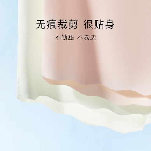 【3条装】夏季超薄无痕冰丝三合一防走光安全裤女10A抑菌棉裆2822贴合冰丝安全裤 商品图8
