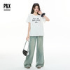 P&X设计师女装2025秋季宽松针织圆领户外短袖T恤825302219 白色 商品缩略图1