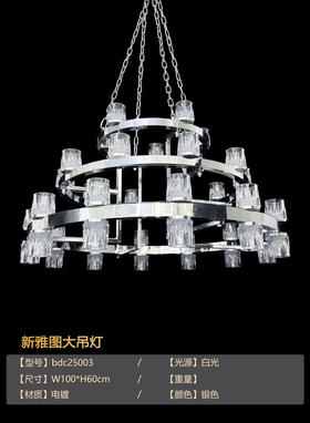 新雅图大吊灯（运费自理）