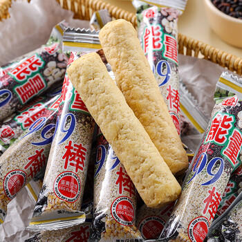 北田台湾99能量棒儿童成人膨化解馋小零食粗粮谷物棒蛋黄味180g /休闲食品 /膨化食品 /米果卷 商品图4