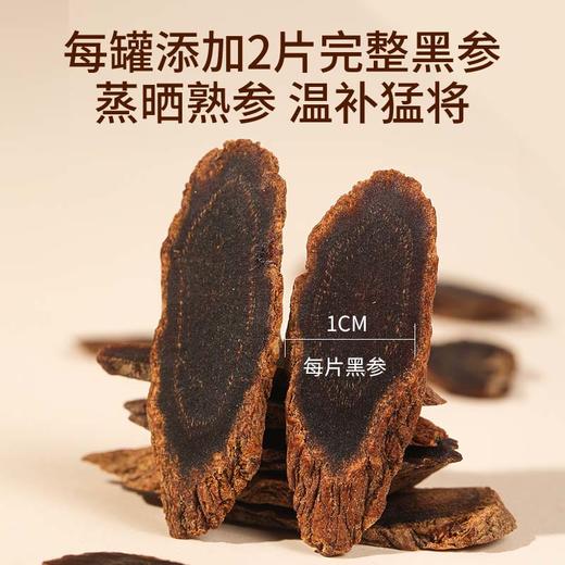 福东海 黑参玛咖黄精苁蓉茶300g 独立小罐装泡茶泡水喝男士养生茶 商品图4