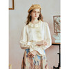 两三事 落日香槟 2025秋季新款优雅荷叶边拼接长袖衬衫女 商品缩略图1