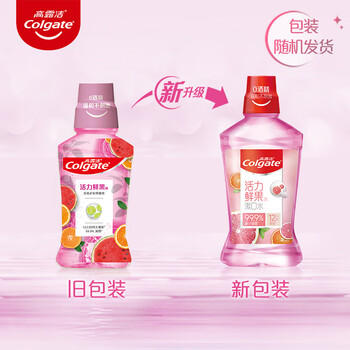 高露洁（Colgate）果漾缤纷漱口水1000ml深层清洁防蛀清新口气去口臭无酒精自营抗菌 /个人护理 /口腔护理 /漱口水 商品图2