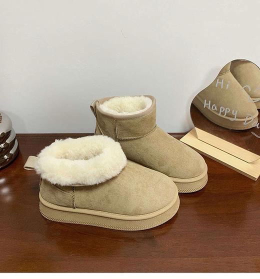 【YW】无忧购冬季加厚保暖雪地棉外穿百搭加绒雪地靴1901（截单后3-5天发货） 商品图1