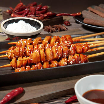 来伊份烤面筋卷118g 烤面筋辣条休闲零食即食小吃怀旧办公室独立包装 /休闲食品 /豆干/素食零食 /辣条/面筋制品 商品图3