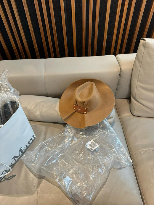 在途国现Maxmara羊毛礼帽遮阳帽899元57码 商品图3