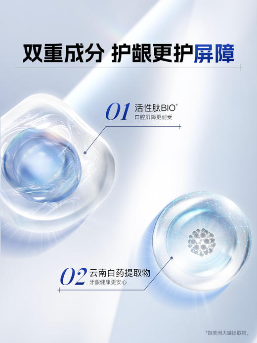 【官方正品】云南白药牙膏泵式装护龈BIO小分子肽+云南活性因子减轻牙龈问题清新口气 商品图2