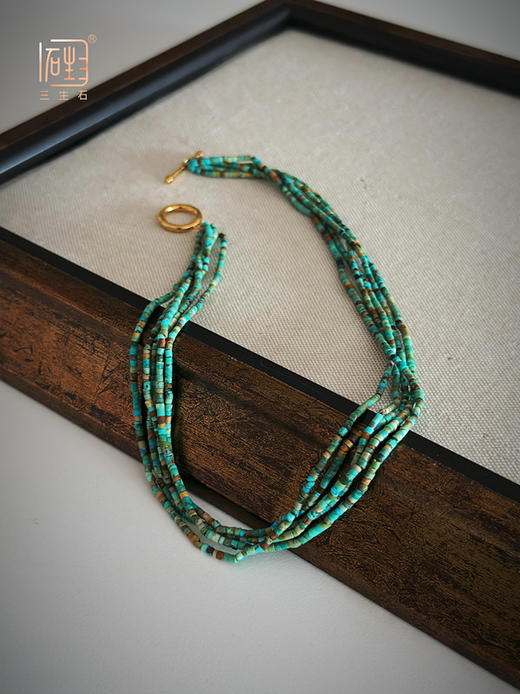 绿松石多层设计项链 商品图1