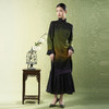 吉祥衣家新中式国风桑蚕丝裙子气质修身女装诗酒趁年华真丝连衣裙 商品缩略图0