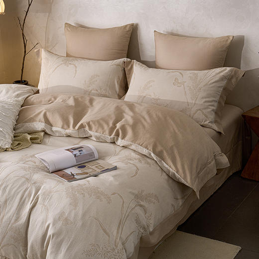 多喜爱 60S全棉双层纱色织提花-麦田守望【100%全棉双层纱】【色织提花】【60S长绒棉】【礼盒包装】柔软细腻 宽边工艺 商品图2