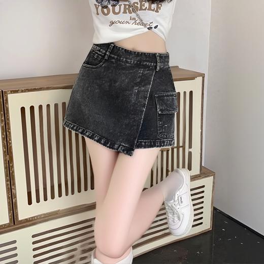 NC斜摆设计口袋牛仔裤裙50424夏季007892201014 商品图0