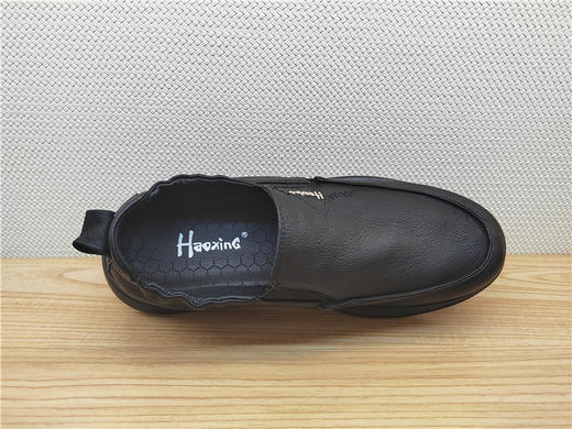 豪行12371168真皮鹿皮商务休闲男鞋单鞋皮鞋 商品图2