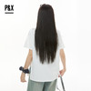 P&X设计师女装2025秋季宽松针织圆领户外短袖T恤825302219 白色 商品缩略图4